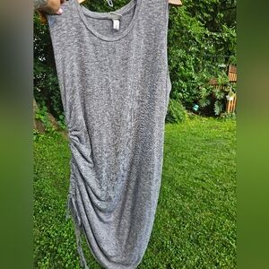 AVA & VIV GREY CINCH DRESS